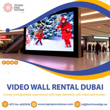 Video Wall Setup for Dubai Events - Rent Today!